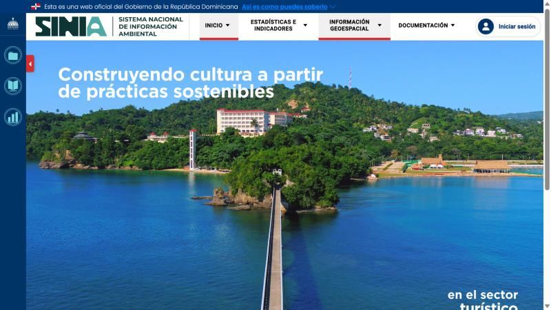 Página de inicio del SINIA